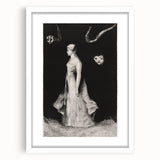 Modern Wall Art - Haunting Abstract Monochrome by Odilon Redon