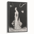 Modern Wall Art - Haunting Abstract Monochrome by Odilon Redon