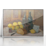 Modern Wall Art of Still Life with Lemons - Abstract Contemporary Style