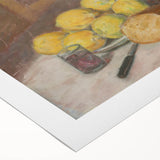 Modern Wall Art of Still Life with Lemons - Abstract Contemporary Style