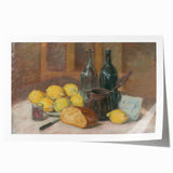 Modern Wall Art of Still Life with Lemons - Abstract Contemporary Style