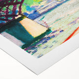 Modern Wall Art of Vibrant Bridge Scene - Abstract Contemporary Style