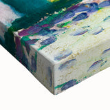 Modern Wall Art of Vibrant Bridge Scene - Abstract Contemporary Style