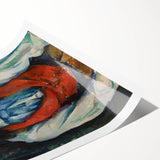 Modern Wall Art - Boy in a Red Vest Portrait by Paul Cézanne