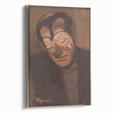 Modern Wall Art - Expressive Clown Portrait by Cyprián Majerník