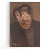 Modern Wall Art - Expressive Clown Portrait by Cyprián Majerník