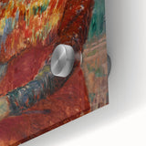 Modern Wall Art - Woman in Red Blouse with Tulips by Glackens