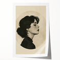 Elegant Dining Room Wall Art - Modern Black & White Portrait Print