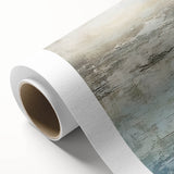 Abstract landscape wall art on rolled canvas, showcasing vibrant colors and dynamic shapes, ideal for modern home decor and artistic spaces. Packaged securely in a sturdy cardboard tube for safe delivery.