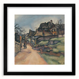 Expressionism Wall Art - Village Pathway by Expressionist Artist