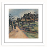 Expressionism Wall Art - Village Pathway by Expressionist Artist