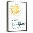 You Are My Sunshine Print - Nursery Wall Art for Kids