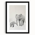 Elephant Family Nursery Wall Art – Baby Room & Kids Room Decor