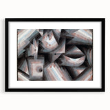 Modern Wall Art of Geometric Abstract Design - Minimalist Contemporary