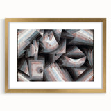 Modern Wall Art of Geometric Abstract Design - Minimalist Contemporary