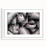Modern Wall Art of Geometric Abstract Design - Minimalist Contemporary