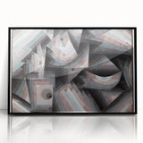 Modern Wall Art of Geometric Abstract Design - Minimalist Contemporary
