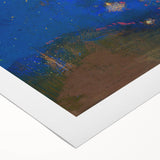 Modern Wall Art - Sita by Odilon Redon in Dreamlike Blues and Golds