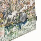 Modern Wall Art of Parisian Bridge Scene - Abstract Contemporary Style