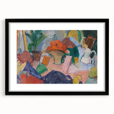 Modern Wall Art of Abstract Still Life with Oranges - Contemporary Style