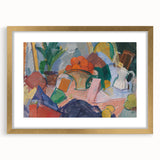 Modern Wall Art of Abstract Still Life with Oranges - Contemporary Style