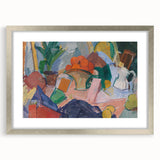 Modern Wall Art of Abstract Still Life with Oranges - Contemporary Style