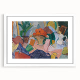 Modern Wall Art of Abstract Still Life with Oranges - Contemporary Style