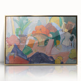 Modern Wall Art of Abstract Still Life with Oranges - Contemporary Style