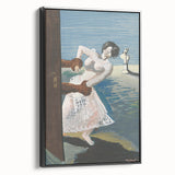 Modern Wall Art - Embrace by Cyprián Majerník in Surrealist Style