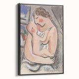 Modern Wall Art - Mother with a Child by Mikuláš Galanda