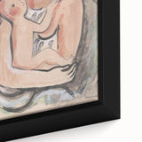 Modern Wall Art - Mother with a Child by Mikuláš Galanda