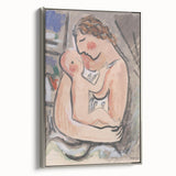 Modern Wall Art - Mother with a Child by Mikuláš Galanda