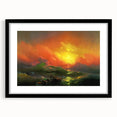 Famous Romantic Era Art - The Ninth Wave Seascape Canvas Print