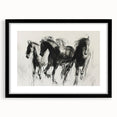 Black framed animal-themed wall art featuring intricate designs and a white mat, ideal for modern decor in living rooms or offices, enhancing aesthetic appeal.