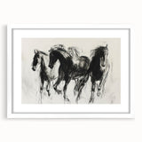 Framed wall art featuring a vibrant animal-themed design with a white mat, showcasing intricate details and bold colors, perfect for home decor.
