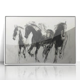 Framed acrylic artwork featuring a vibrant animal design in a modern white frame, ideal for enhancing home decor and adding a stylish touch to any room.