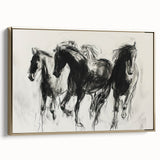 Framed canvas artwork showcasing a vibrant animal design with a gold frame, perfect for adding a touch of elegance to any home decor. Ideal for animal lovers and art enthusiasts.