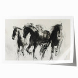 Rolled canvas print showcasing vibrant animal illustrations, packaged securely in a protective cardboard tube. Ideal for enhancing home decor with wildlife artistry.