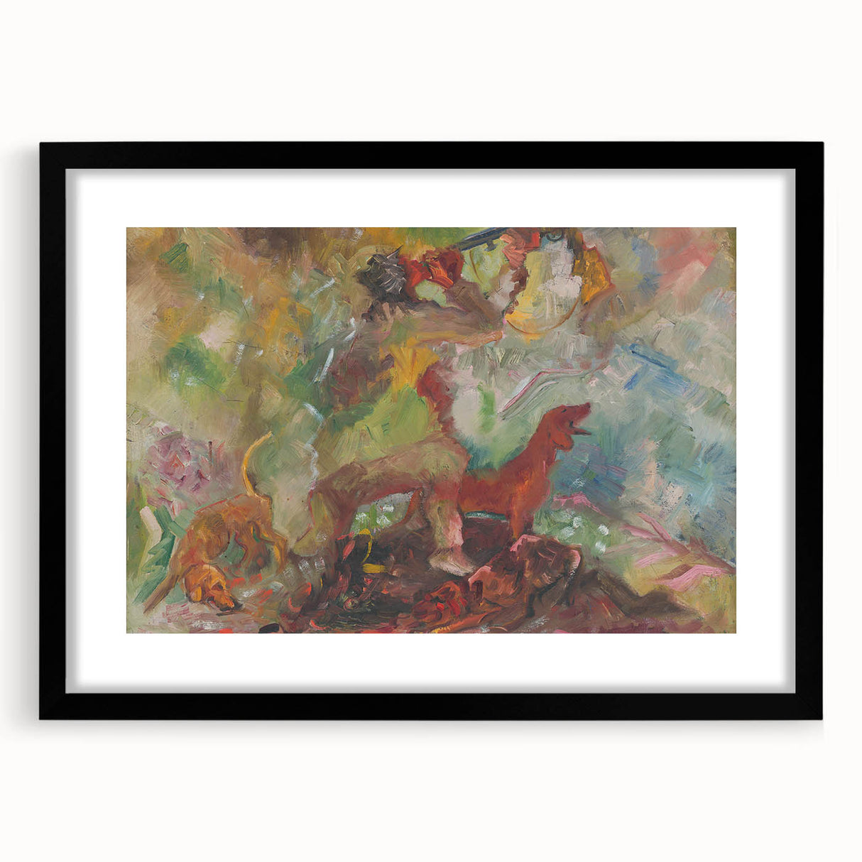 Abstract Expressionism - Hunter by Arnold Peter Weisz-Kubínčan