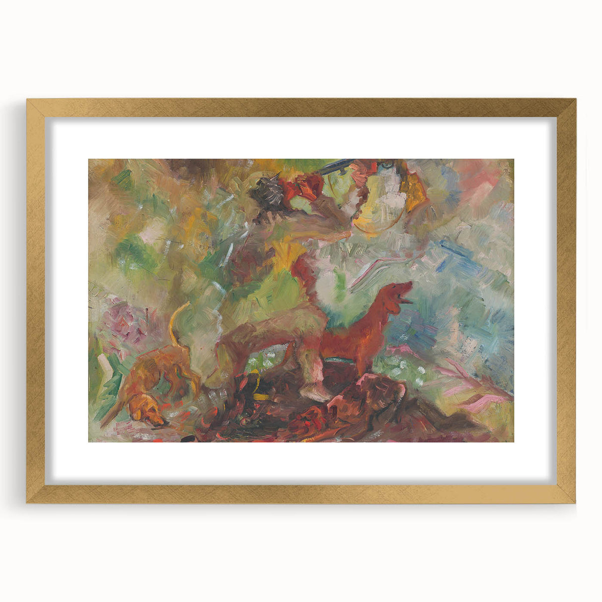 Abstract Expressionism - Hunter by Arnold Peter Weisz-Kubínčan