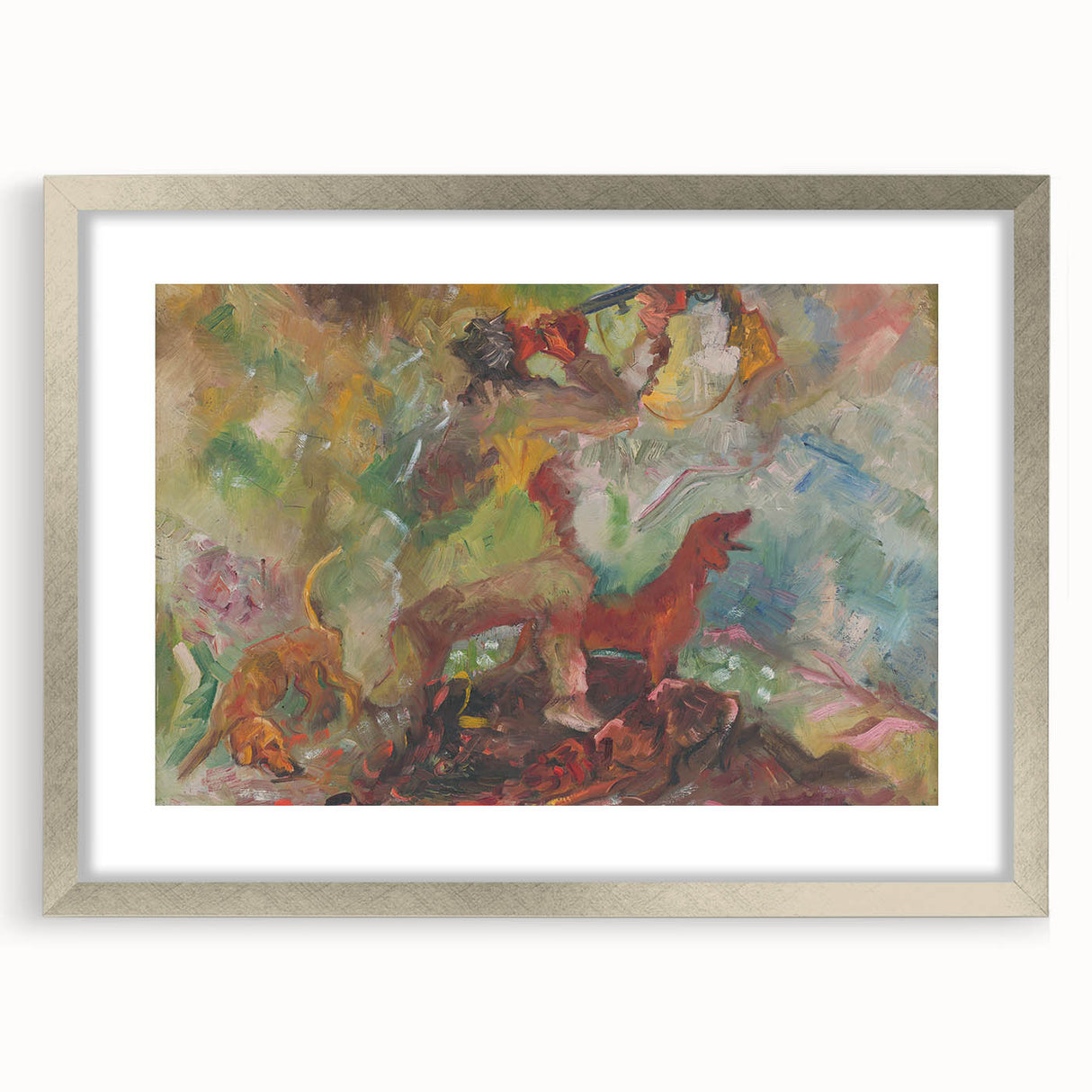 Abstract Expressionism - Hunter by Arnold Peter Weisz-Kubínčan