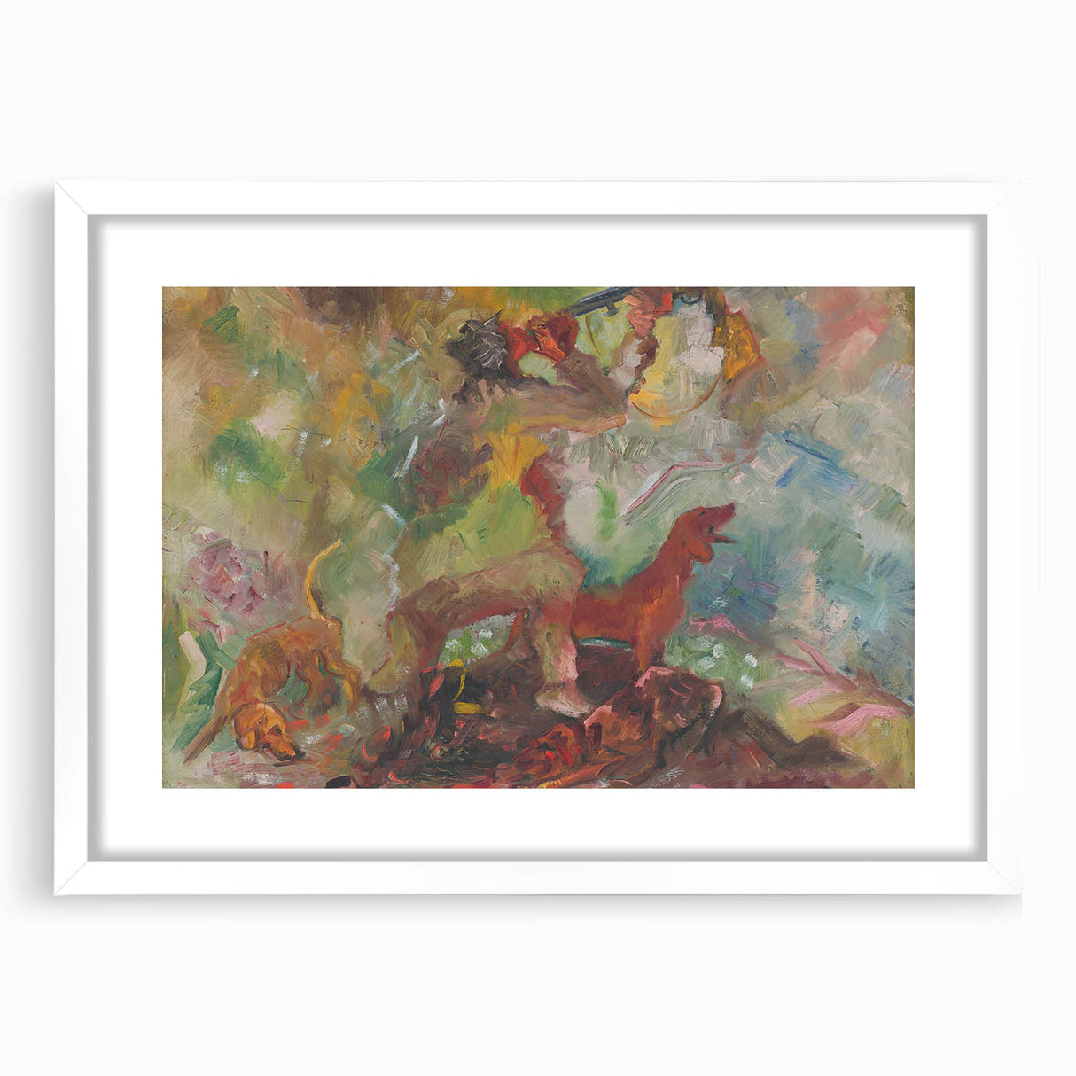 Abstract Expressionism - Hunter by Arnold Peter Weisz-Kubínčan