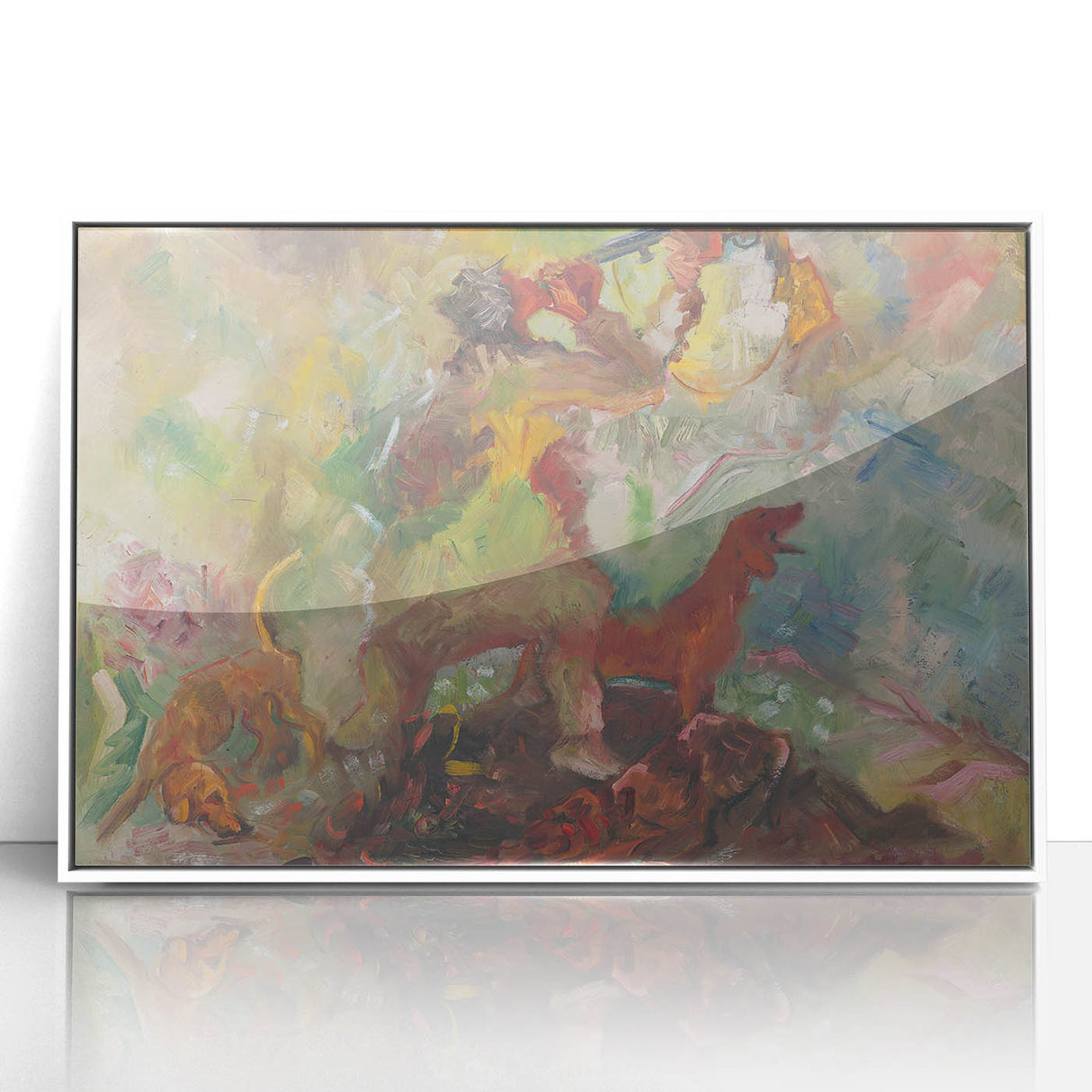 Abstract Expressionism - Hunter by Arnold Peter Weisz-Kubínčan