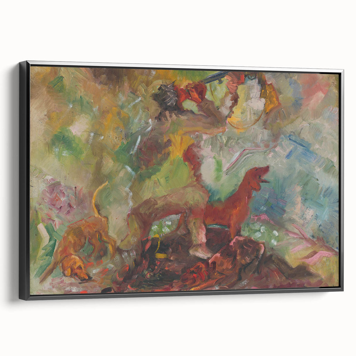 Abstract Expressionism - Hunter by Arnold Peter Weisz-Kubínčan