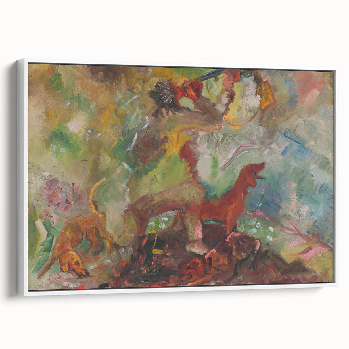Abstract Expressionism - Hunter by Arnold Peter Weisz-Kubínčan
