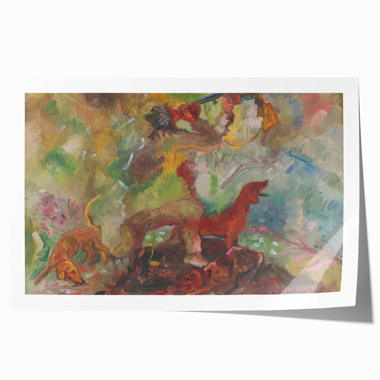 Abstract Expressionism - Hunter by Arnold Peter Weisz-Kubínčan