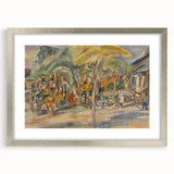 Southern Landscape Modern Wall Art - Vibrant Contemporary Decor Piece