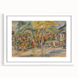 Southern Landscape Modern Wall Art - Vibrant Contemporary Decor Piece