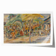 Southern Landscape Modern Wall Art - Vibrant Contemporary Decor Piece