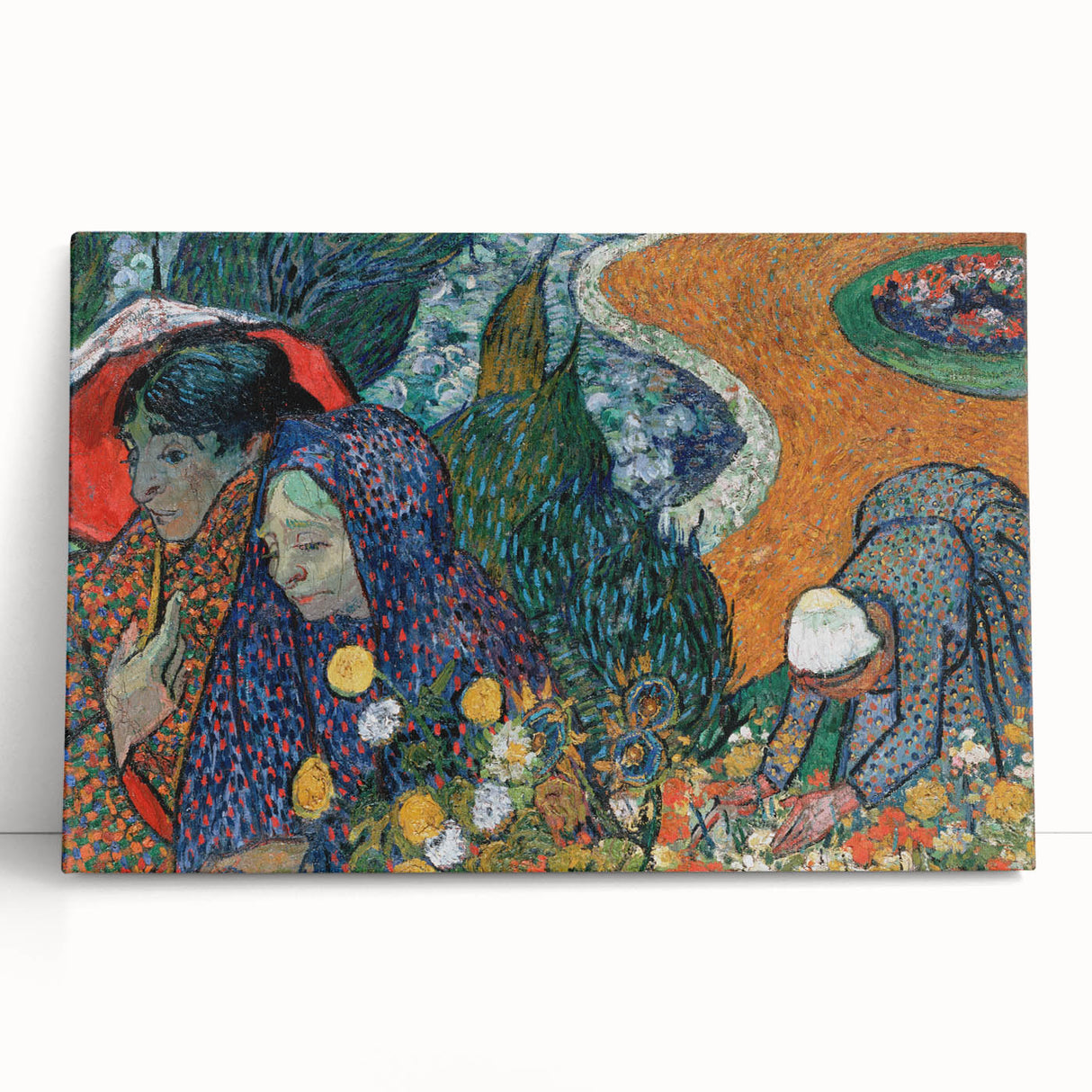 Black and white canvas print of Van Gogh's Starry Night, ideal for kitchen wall art or bedroom ambiance.